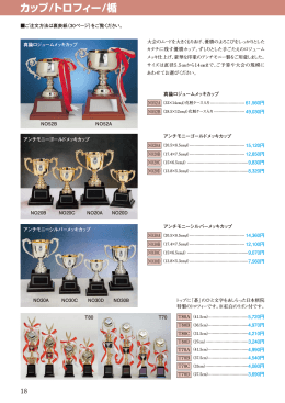 カップ/トロフィー/楯