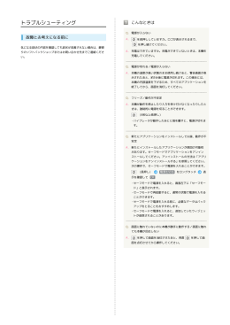 SoftBank 303SH 取扱説明書