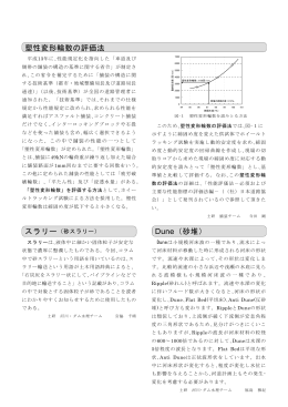 塑性変形輪数の評価法 Dune（砂堆）