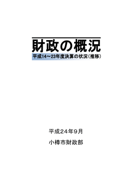 財政の概況