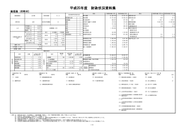 平成25年度財政状況資料集（PDF：770KB）