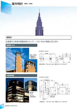 塔時計 お客様のご希望や