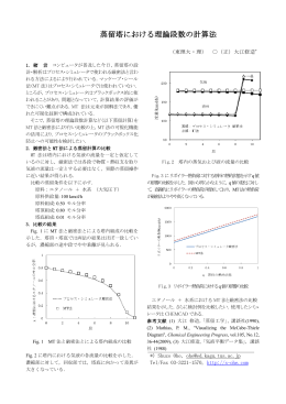 蒸留塔における理論段数の計算法 - S