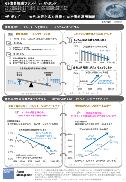 金利上昇対応を目指すコア債券運用戦略