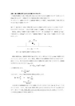 1220：狭い空間に閉じ込められた電子のエネルギー （不