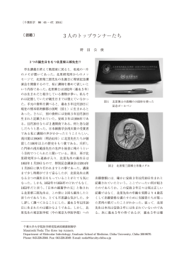 3 人のトップランナーたち