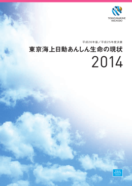 東京海上日動あんしん生命の現状 2014（4803KB）