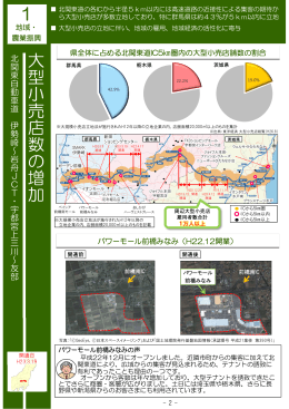 大型 小 小 売店 数の 増 増 加