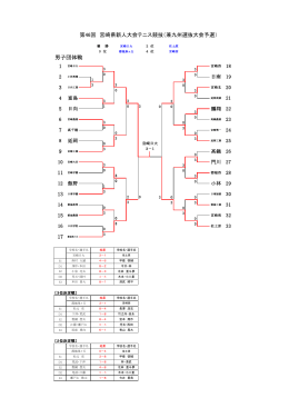 第46回 宮崎県新人大会テニス競技（兼九州選抜大会予選） 男子団体戦