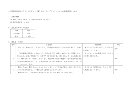 小川駅前周辺地区まちづくりビジョン（案）に対するパブリック