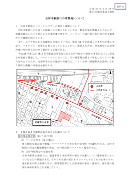 資料6 吉祥寺駅南口の再開発について