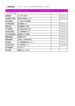 平成23年度 水回り一覧 PDFダウンロード