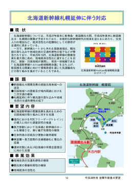 北海道新幹線札幌延伸に伴う対応（PDF：61KB）