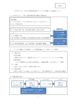 市川市子ども・子育て支援事業計画のアウトカム指標による評価について