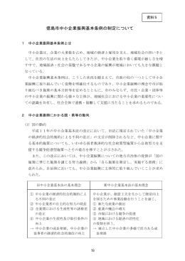 徳島市中小企業振興基本条例の制定について