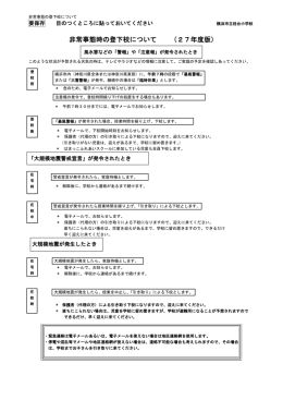 非常事態の登下校について [105KB pdfファイル]