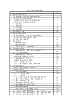 目次（災害危険箇所編）