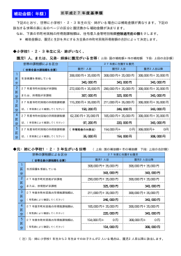 補助金額（年額）