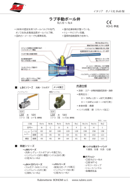 ラブ手動ボール弁