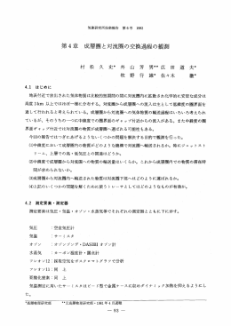 第4章, 成層圏と対流圏の交換過程の観測