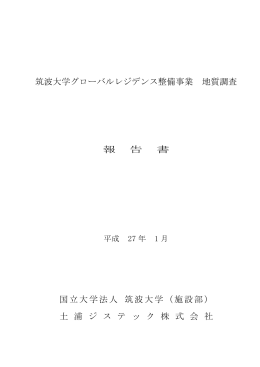 地質調査報告書【PDF】