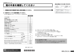 箱の中身を確認してください