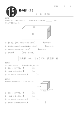 箱の形 (1)