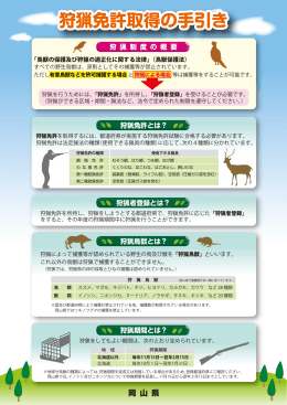 狩猟免許取得の手引き