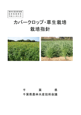 カバークロップ・草生栽培栽培指針（PDF：550KB）