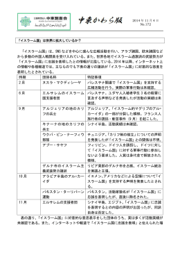 「イスラーム国」は、SNS などを中心に盛んな広報活動を