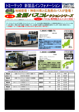 全国バスコレクション「相鉄バス/広島電鉄」