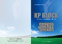 KPブロック（省力型間知・1個／  ）
