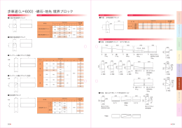 歩車道（L＝600）・縁石・地先 境界ブロック