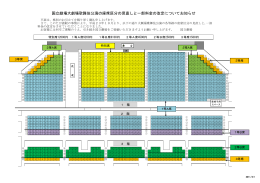 国立劇場大劇場歌舞伎公演の座席区分の見直しと一部料金の改定