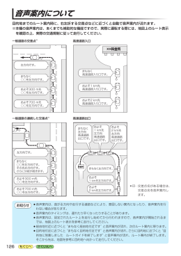 126-音声案内について