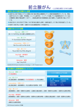 当科における前立腺がん治療 当院でのリスク分類