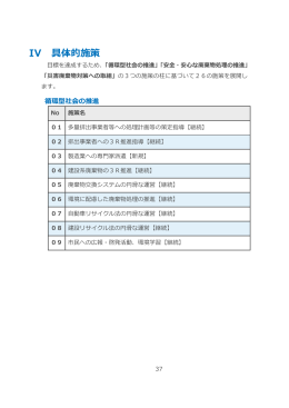 IV 具体的施策