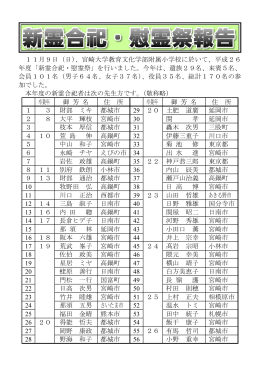 新霊合祀慰霊祭