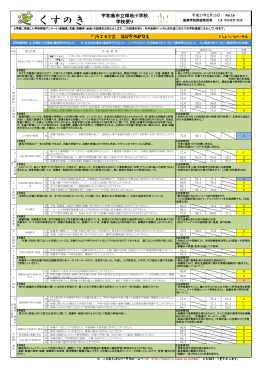 平成26年度 後期学校評価・結果