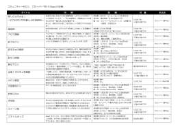 Seed通信 No.71 講座一覧 ダウンロード（PDF