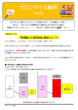 新規客の2回目来店の理由とは！？ - SALON MILE PREMIUM【サロン