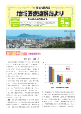 三 伯幸 加藤 歩 当院の呼吸器外科が開設されてから､ 3