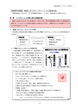 【基礎知識編】職場におけるメンタルヘルスの基礎知識