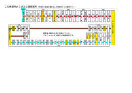停留所名称の上部に記載している アルファベットと数字は系統番号です。