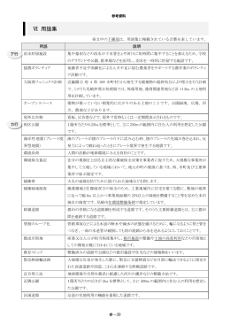 【参考資料】Ⅵ用語集（PDF 737.8 KB）