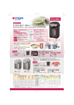 蒸気レス VE電気まほうびん