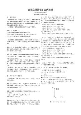 直観主義論理と古典論理