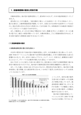 1．自動車産業の現状と将来予測