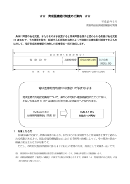 育成医療給付制度のご案内（PDF形式 265 キロバイト）