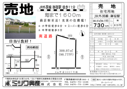 JR外房線 御宿駅 3.8km 所有権 原 野 区域内 用途地域 第一種住居